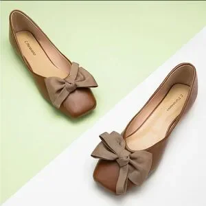 Paravano Shoes Cparavano Bow Ballerina Flats Brown Eu 42